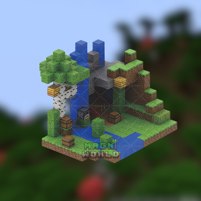 MagniWorlds® Green and Birch 300 PCS