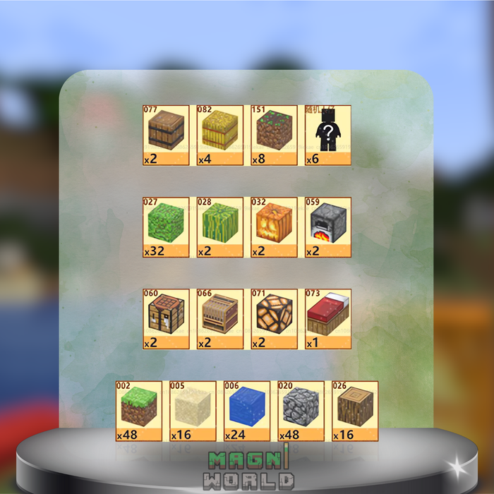 MagniWorlds® Summer Corner 212 PCS